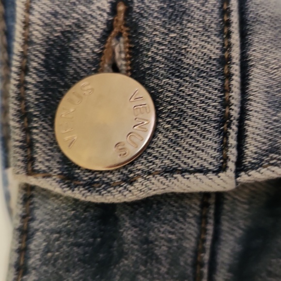 Venus Patchwork Straight Legged Jeans - Picture 7 of 9